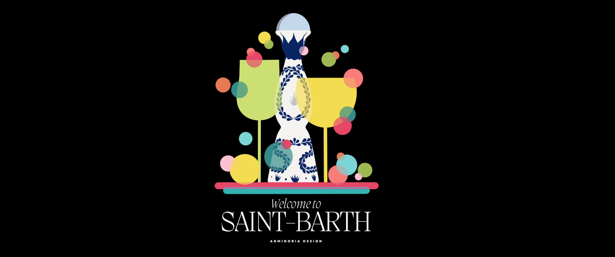 Projet Saint Barth | Bannière réalisée par Arminoria - Fond noir